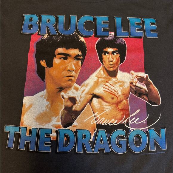 Bruce Lee The Dragon Martial Arts Graphic T Mens 3X Kung Fu - Picture 1 of 7